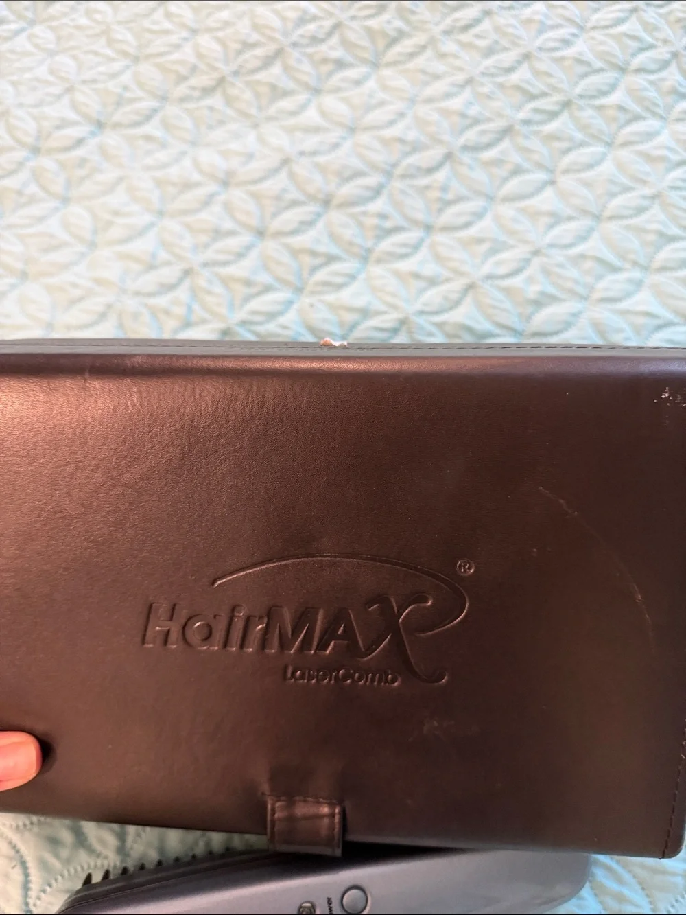 HairMax LaserComb Hair Growth Device in Silver